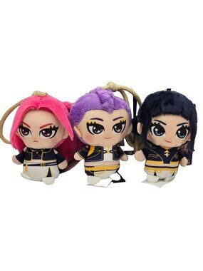 KPOP Demon Hunters Huntrix 3 Keychain Set Jazwares New Pop